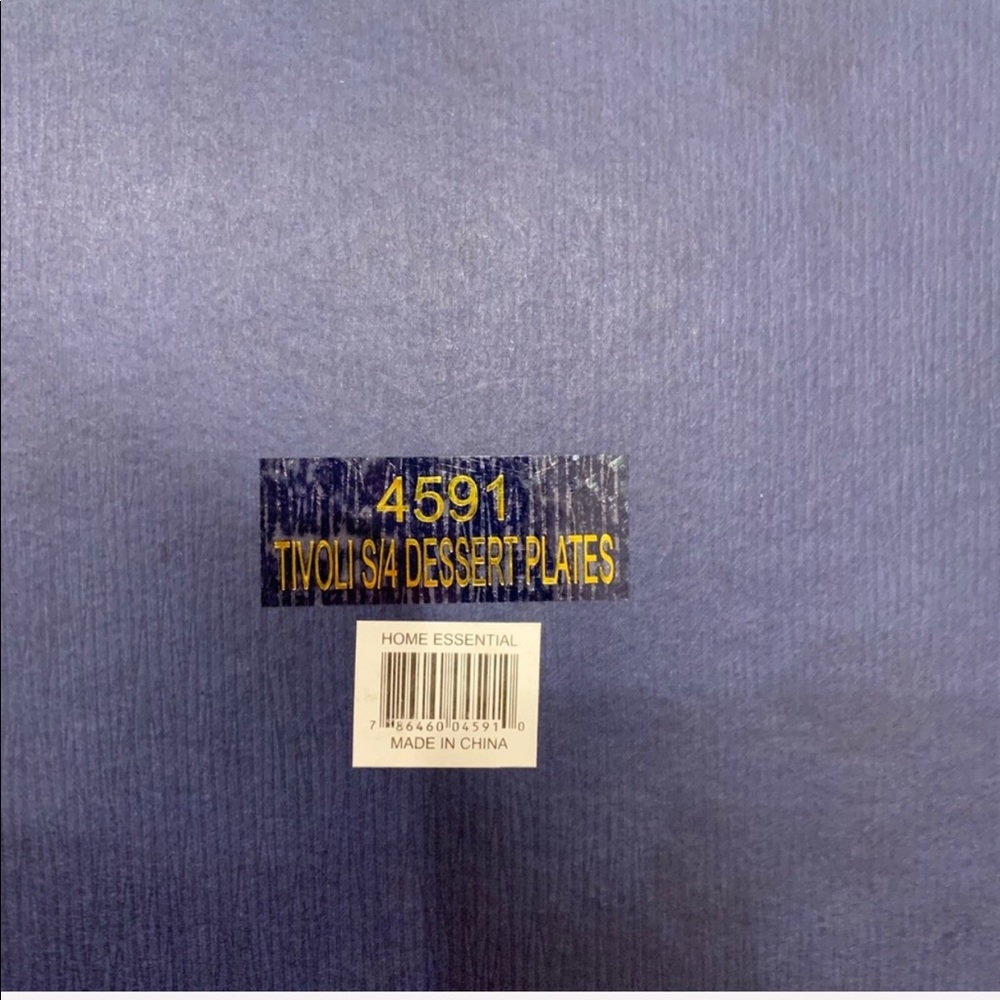 i.godinger & co Tivoli s/4 dessert plates NWT - Picture 7 of 8